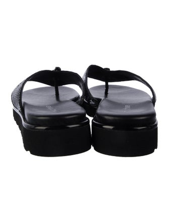 Donald Pliner Leather Slides