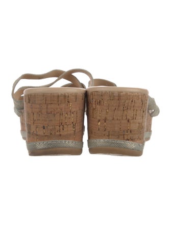 Donald Pliner Leather Slides