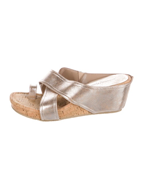 Donald Pliner Leather Slides