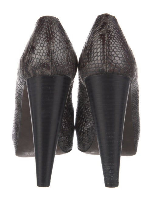 Donald Pliner Embossed Leather Animal Print Pumps