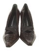 Donald Pliner Embossed Leather Pumps