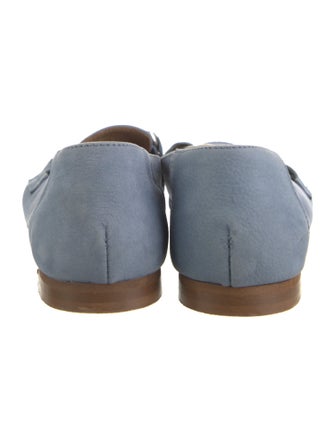 Donald Pliner Leather Chain-Link Accents Loafers