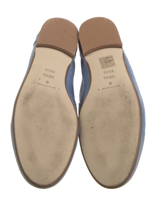 Donald Pliner Leather Chain-Link Accents Loafers