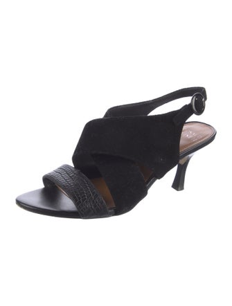 Donald Pliner Suede Slingback Sandals