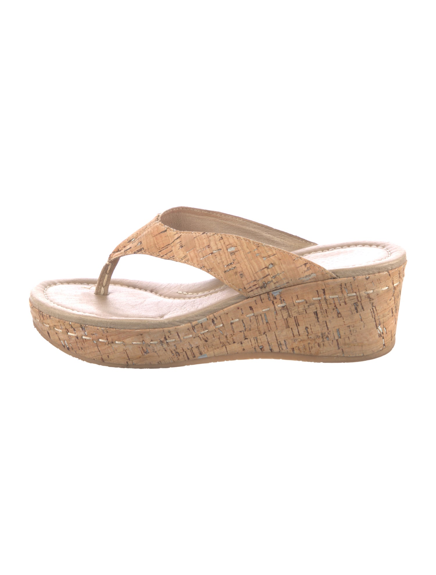 Donald Pliner Leather Flip Flops