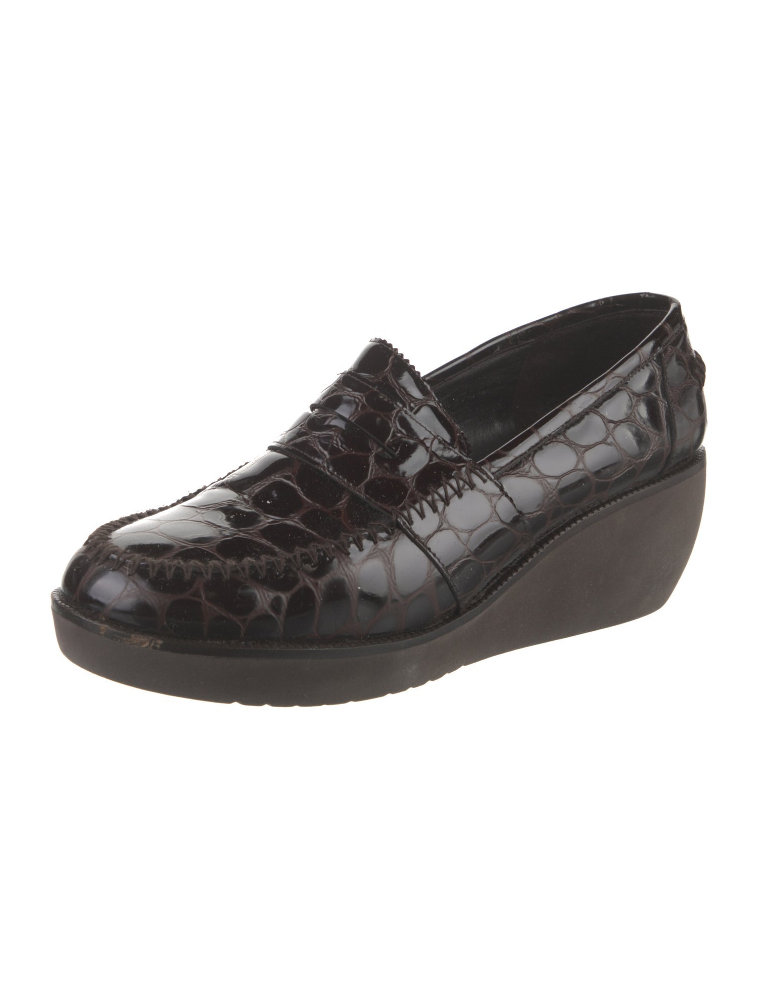 Donald Pliner Patent Leather Loafers