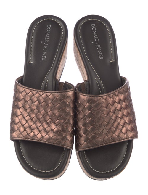 Donald Pliner Leather Slides