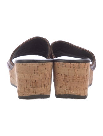 Donald Pliner Leather Slides