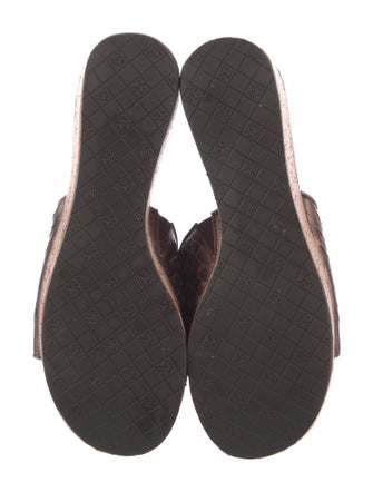 Donald Pliner Leather Slides