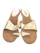 Donald Pliner Suede Animal Print Slides