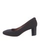 Donald Pliner Leather Trim Embellishment Pumps