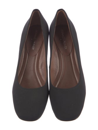 Donald Pliner Leather Trim Embellishment Pumps