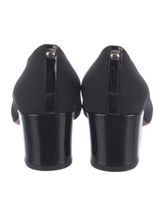 Donald Pliner Leather Trim Embellishment Pumps