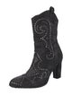 Donald Pliner Suede Studded Accents Western Boots