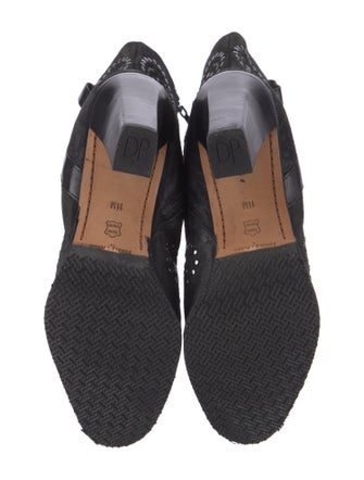 Donald Pliner Suede Studded Accents Western Boots