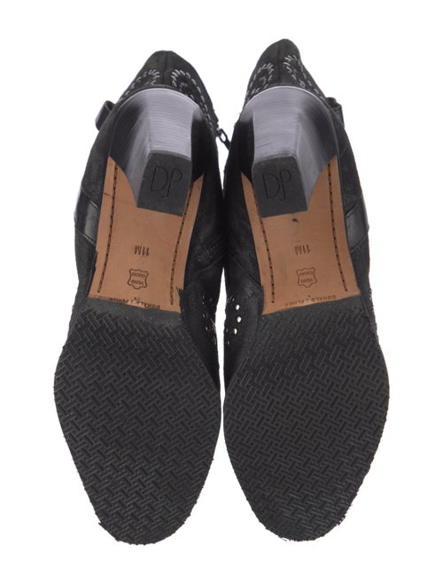 Donald Pliner Suede Studded Accents Western Boots