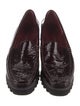Donald Pliner Patent Leather Leather Trim Embellishment Loafers