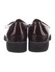 Donald Pliner Patent Leather Leather Trim Embellishment Loafers