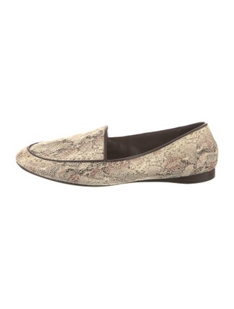 Donald Pliner Leather Animal Print Loafers