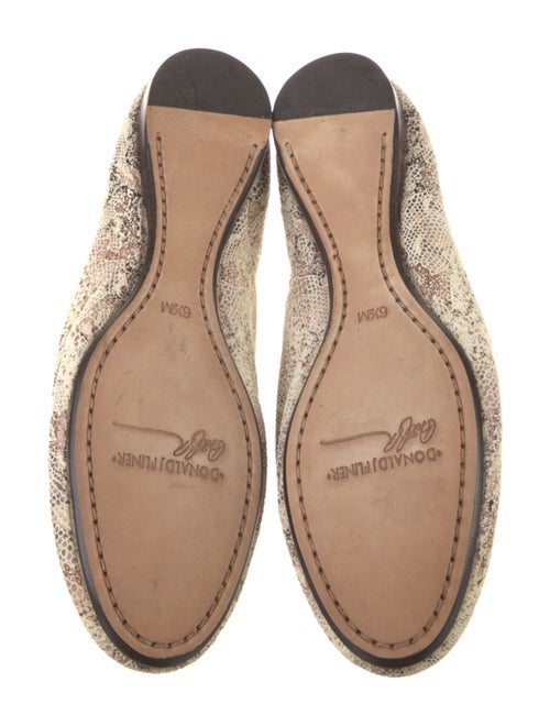 Donald Pliner Leather Animal Print Loafers