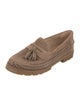 Donald Pliner Suede Tassel Accents Loafers