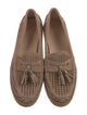 Donald Pliner Suede Tassel Accents Loafers