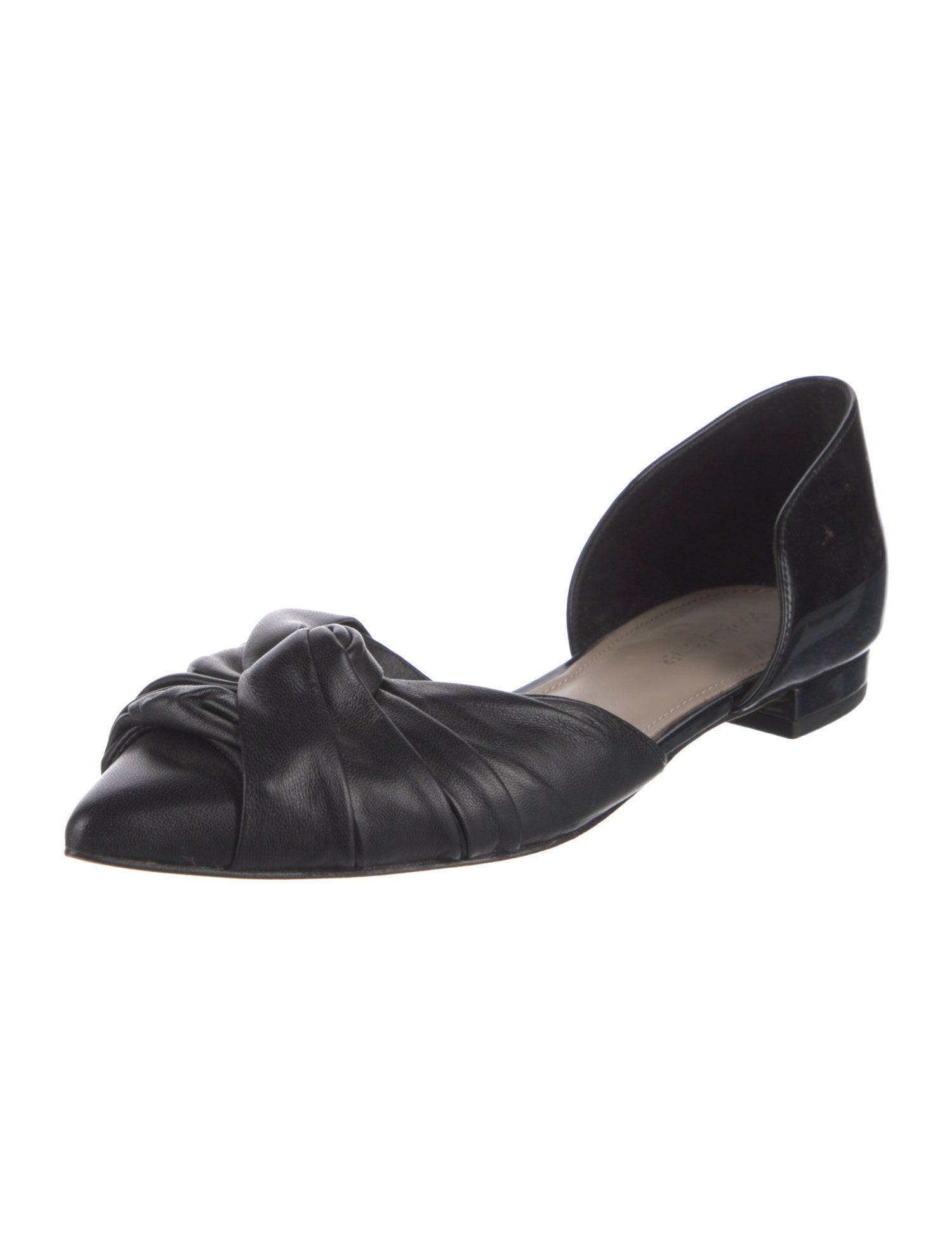 Donald Pliner Leather D'Orsay Flats