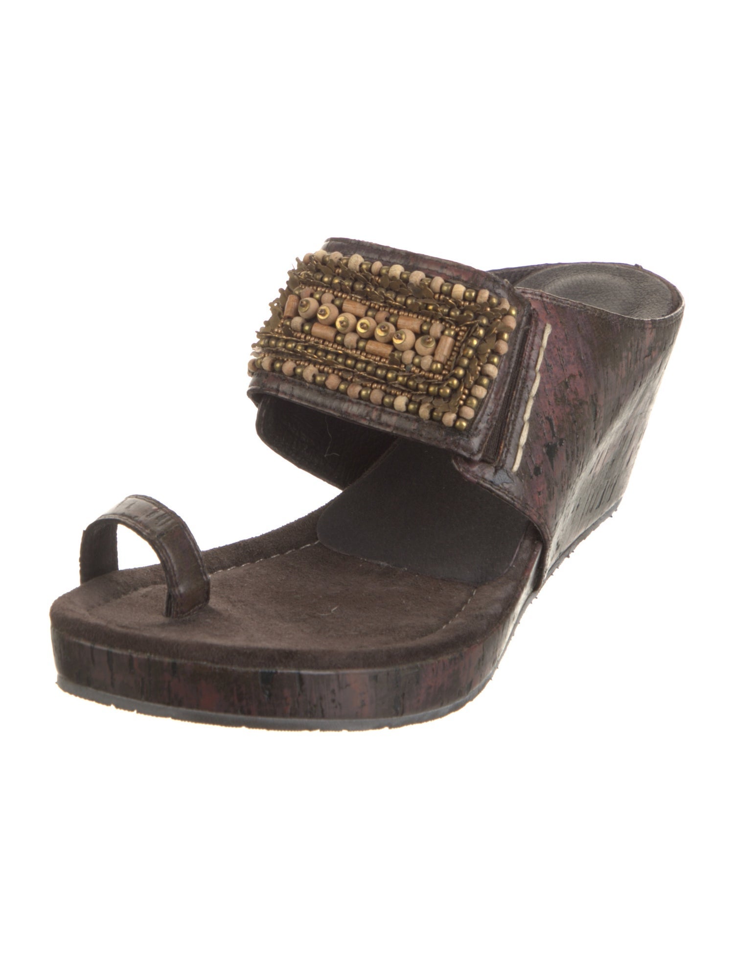 Donald Pliner Leather Slides