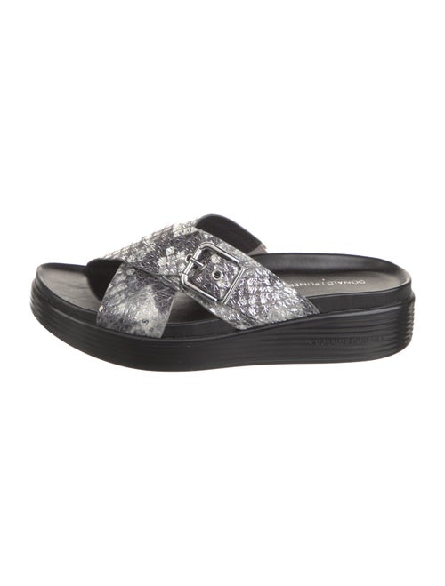 Donald Pliner Leather Slides