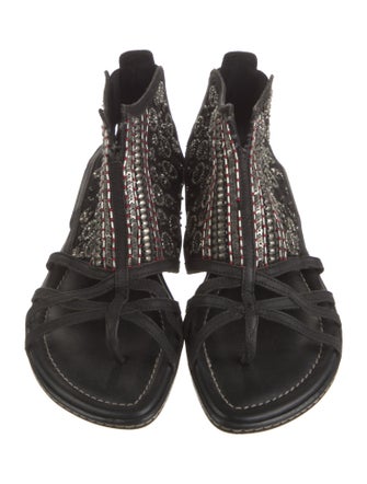 Donald Pliner Leather Gladiator Sandals