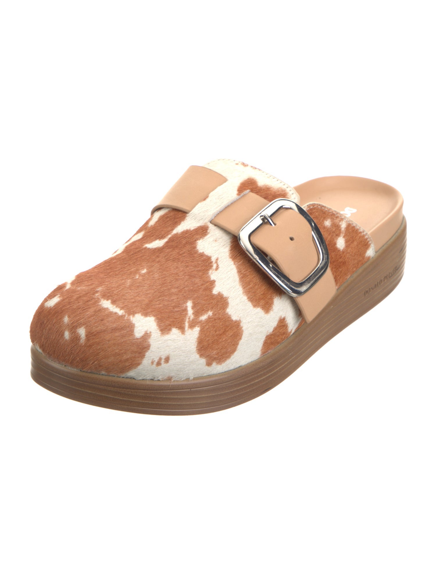 Donald Pliner Ponyhair Animal Print Mules