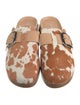 Donald Pliner Ponyhair Animal Print Mules