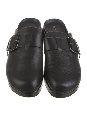 Donald Pliner Leather Mules