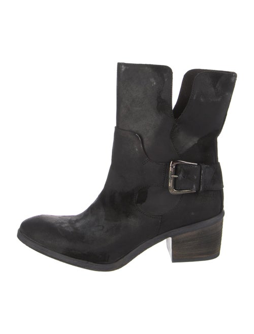 Donald Pliner Suede Moto Boots