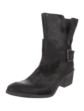 Donald Pliner Suede Moto Boots