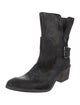 Donald Pliner Suede Moto Boots