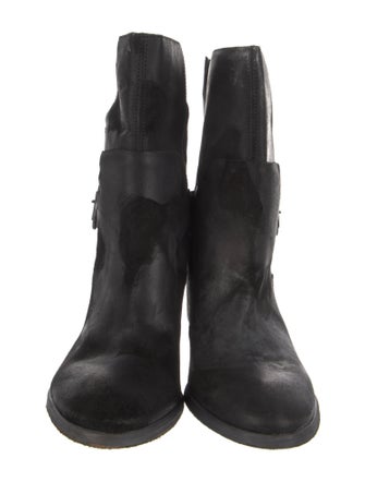 Donald Pliner Suede Moto Boots