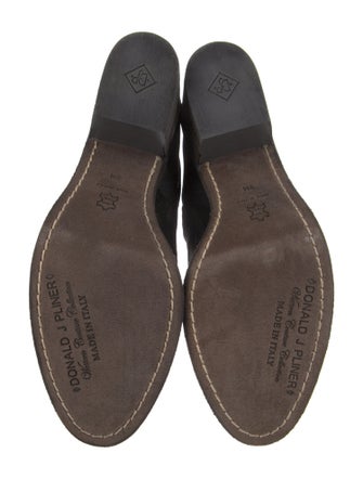 Donald Pliner Suede Moto Boots