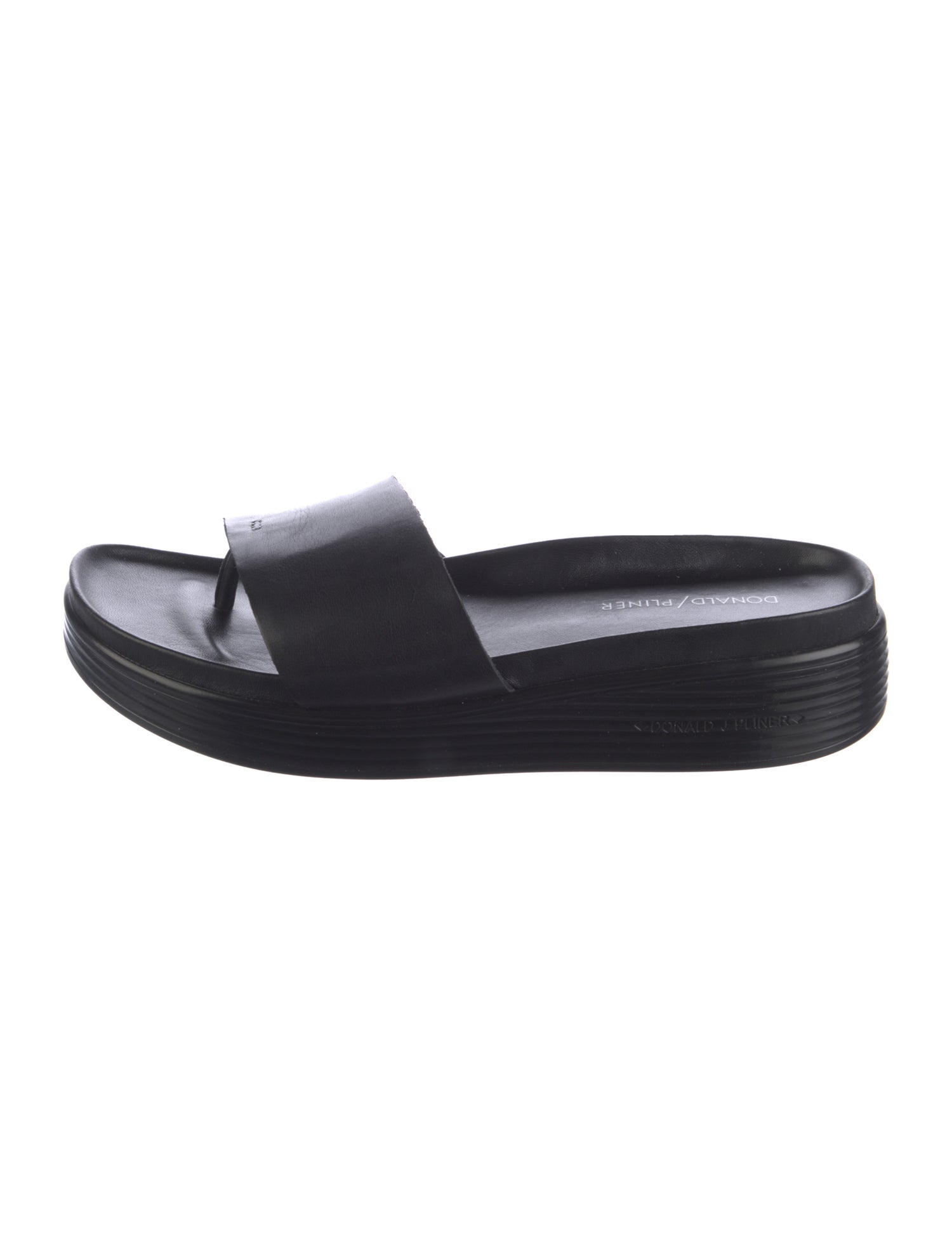 Donald Pliner Leather Slides