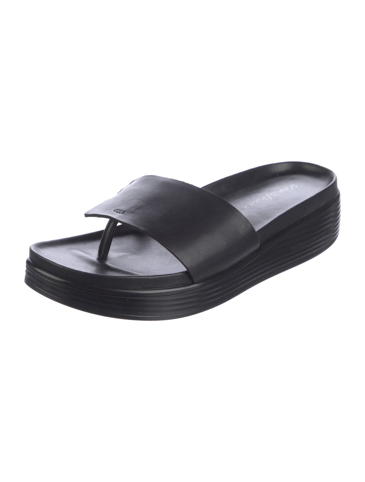 Donald Pliner Leather Slides