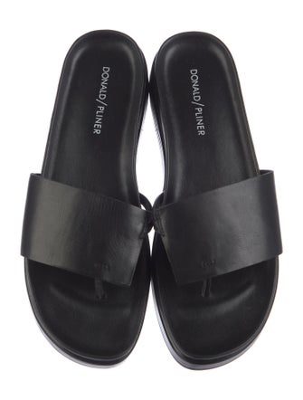Donald Pliner Leather Slides