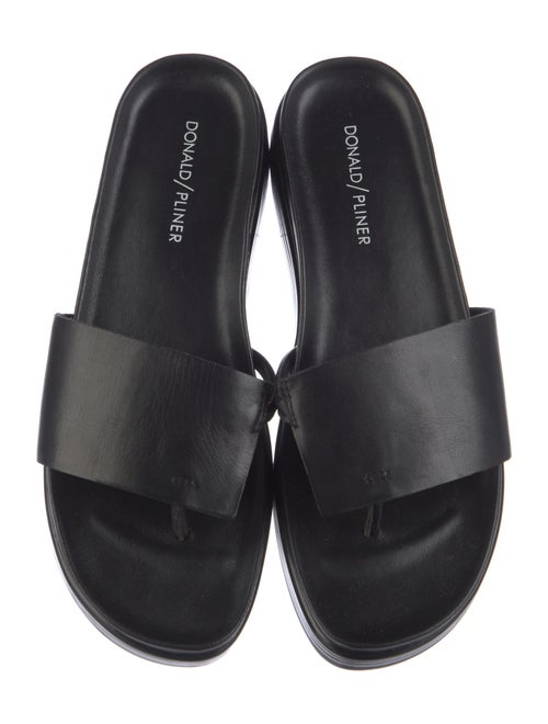 Donald Pliner Leather Slides