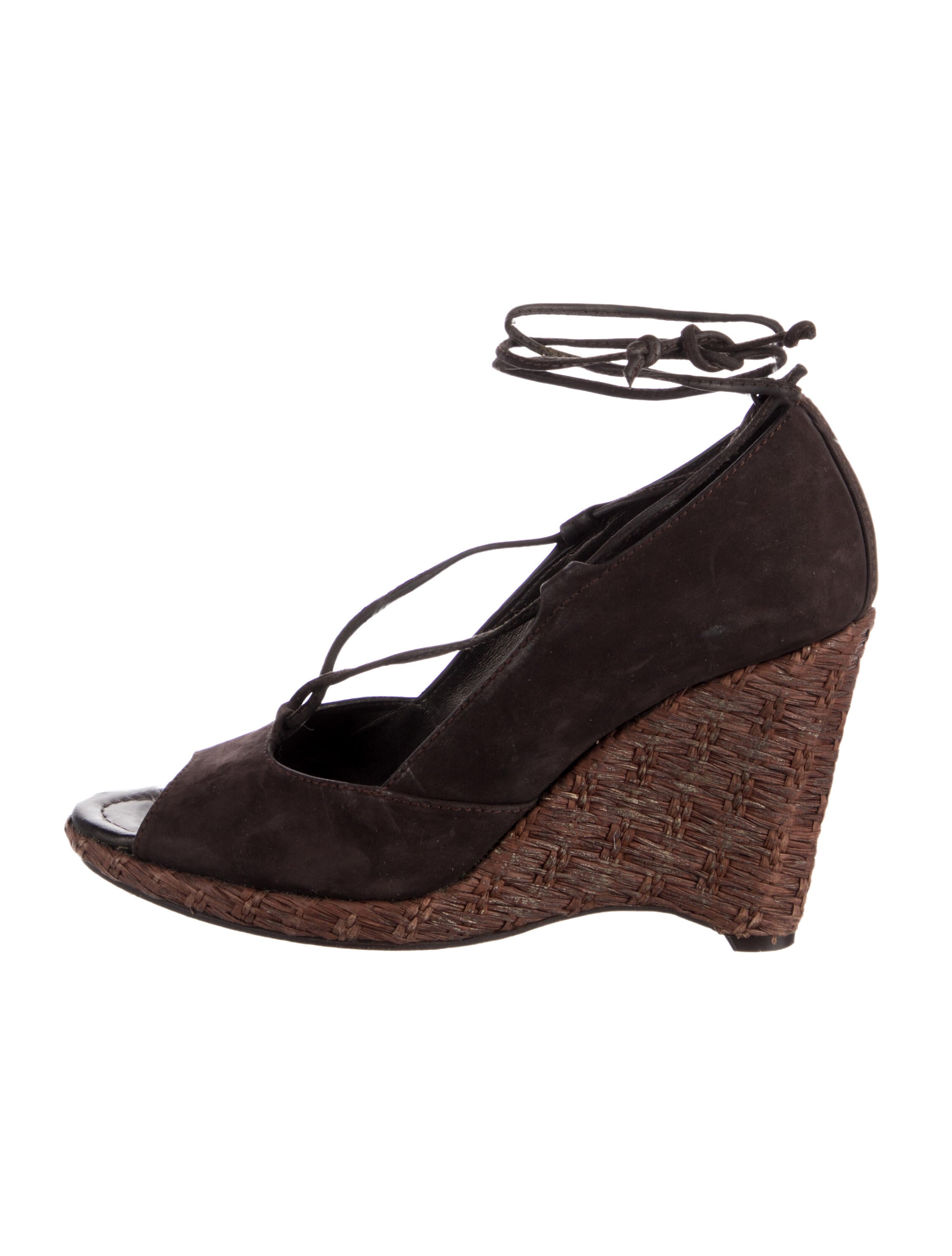 Donald Pliner Suede Colorblock Pattern T-Strap Pumps