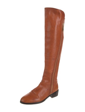 Donald Pliner Leather Riding Boots