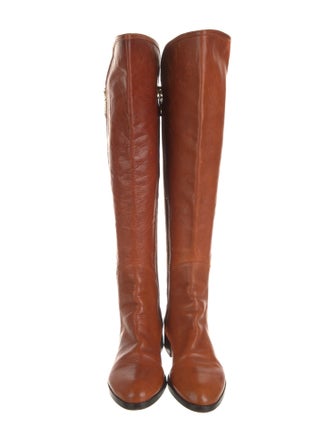 Donald Pliner Leather Riding Boots
