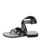 Donald Pliner Ponyhair Printed Sandals