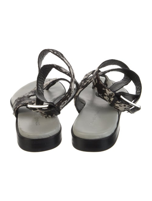 Donald Pliner Ponyhair Printed Sandals
