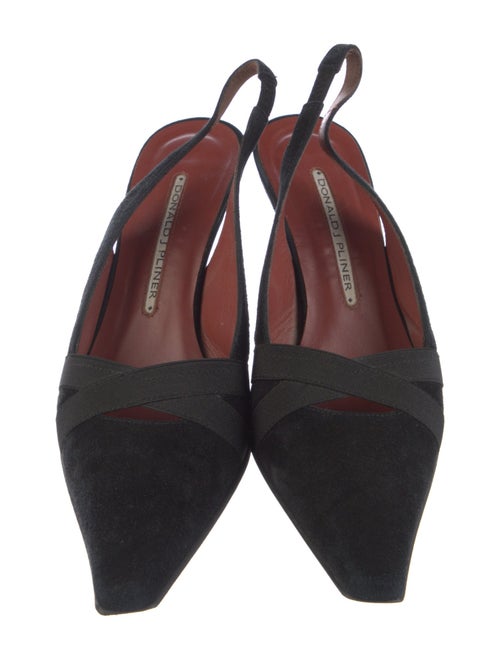 Donald Pliner Suede Slingback Pumps