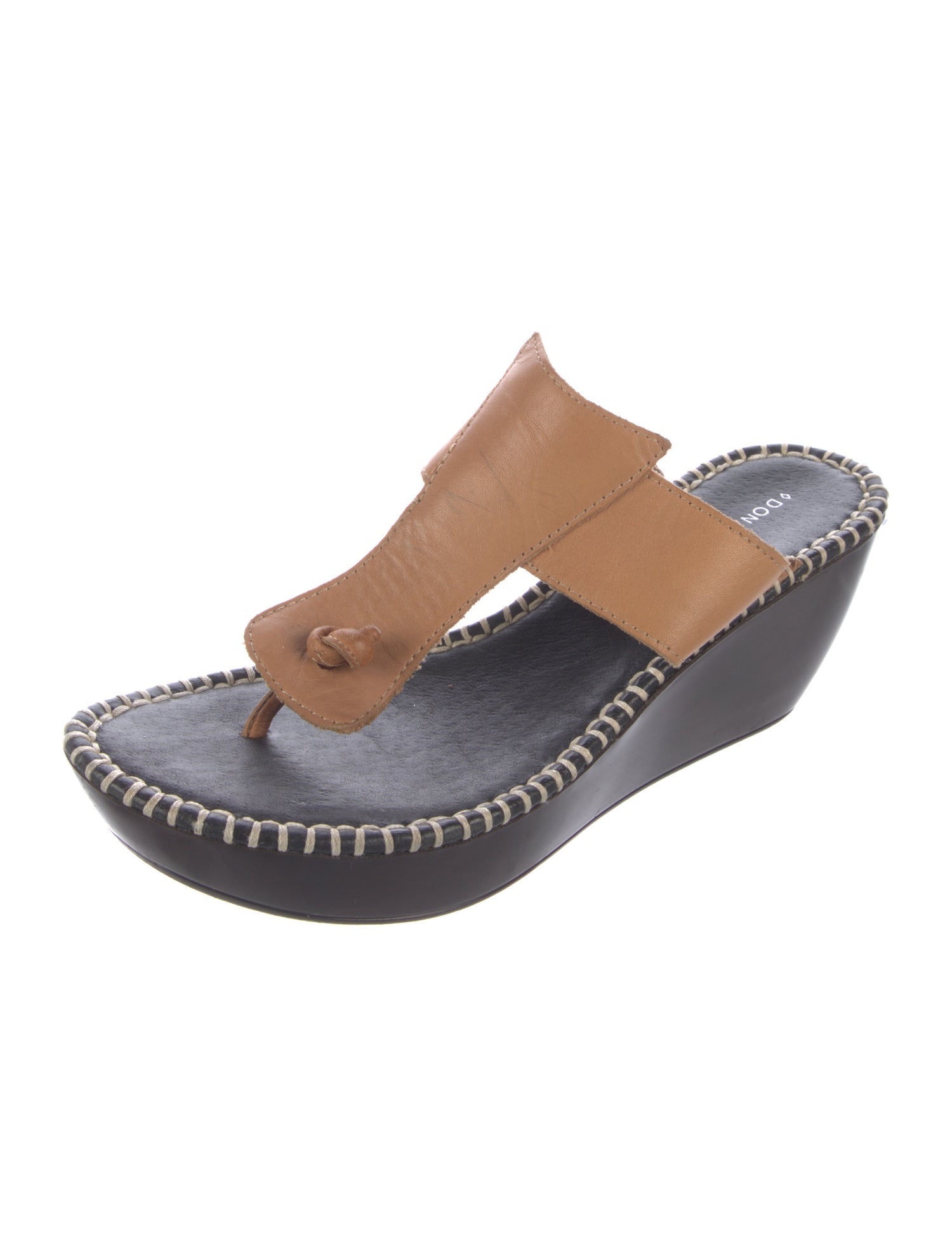 Donald Pliner Leather Flip Flops