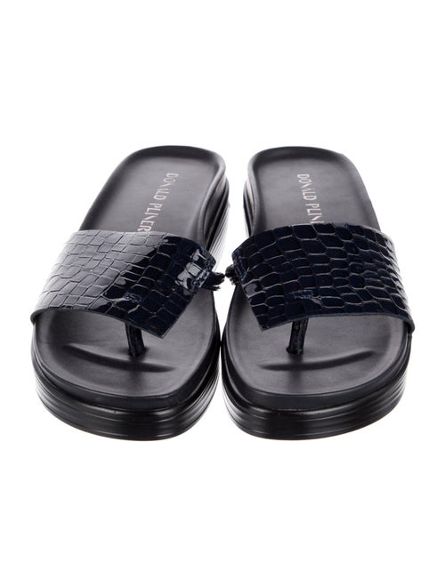 Donald Pliner Leather Slides